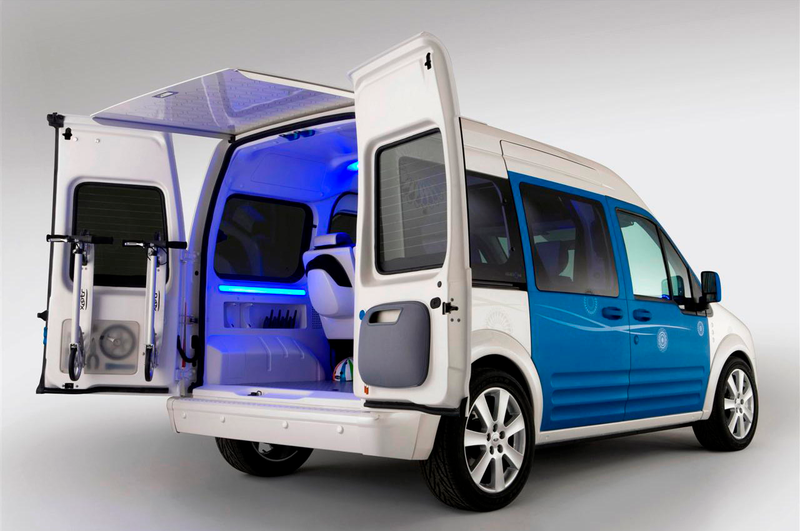 Illustration for article titled Ford Transit Connect Family One Concept: A Mini-Minivan For The Kids